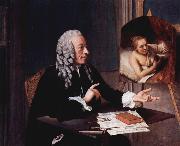 Jean-Etienne Liotard Tronchin mit seinem Rembrandt Sweden oil painting artist